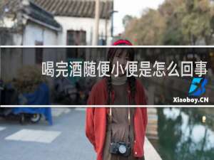 喝完酒随便小便是怎么回事
