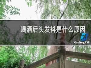 喝酒后头发抖是什么原因