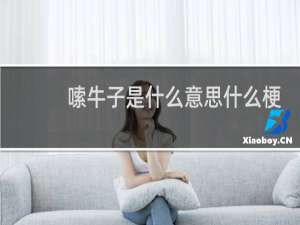 嗦牛子是什么意思什么梗