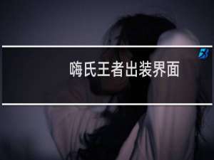 嗨氏王者出装界面