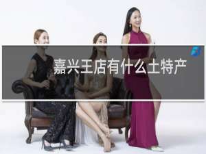 嘉兴王店有什么土特产