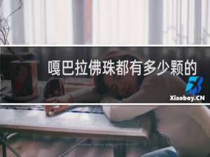 嘎巴拉佛珠都有多少颗的