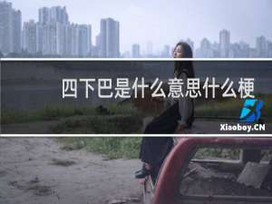 四下巴是什么意思什么梗