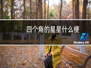 四个角的星星什么梗