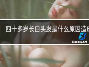 四十多岁长白头发是什么原因造成的