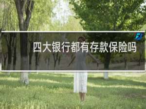 四大银行都有存款保险吗