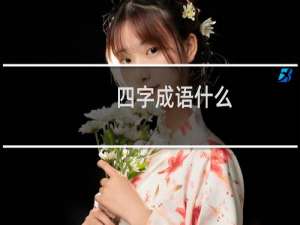 四字成语什么