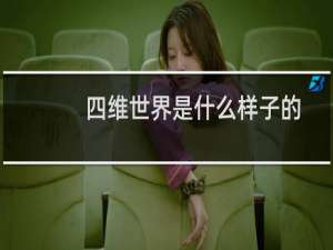 四维世界是什么样子的