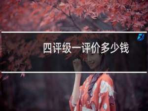 四评级一评价多少钱