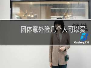 团体意外险几个人可以买