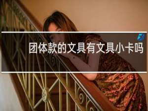 团体款的文具有文具小卡吗
