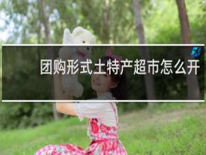 团购形式土特产超市怎么开