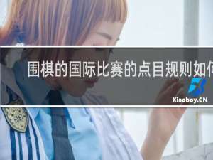 围棋的国际比赛的点目规则如何