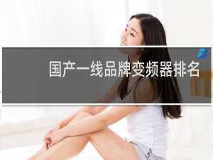 国产一线品牌变频器排名