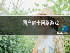 国产射击网络游戏