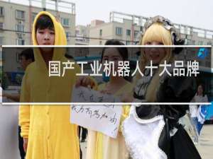 国产工业机器人十大品牌
