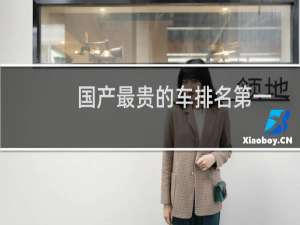 国产最贵的车排名第一