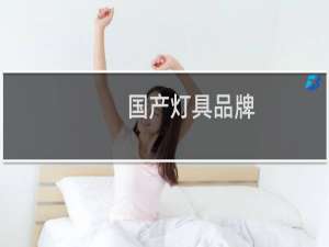 国产灯具品牌