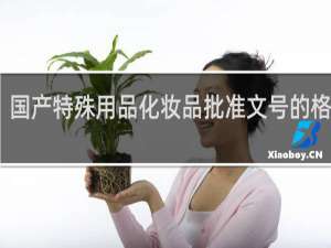 国产特殊用品化妆品批准文号的格式是
