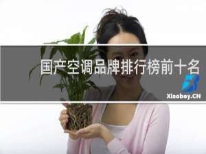 国产空调品牌排行榜前十名