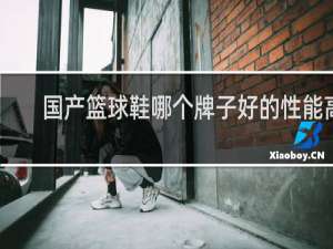 国产篮球鞋哪个牌子好的性能高