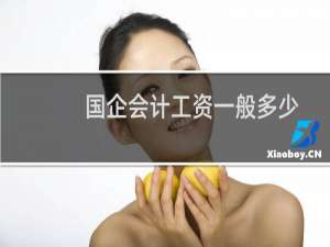 国企会计工资一般多少