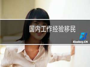 国内工作经验移民