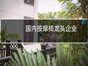 国内按摩椅龙头企业