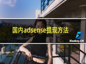 国内adsense提现方法