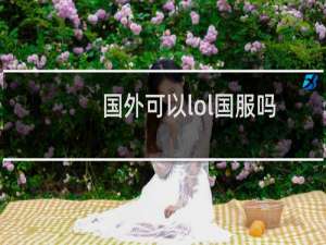 国外可以lol国服吗