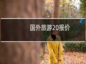 国外旅游 报价