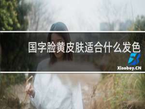 国字脸黄皮肤适合什么发色