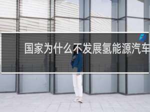 国家为什么不发展氢能源汽车