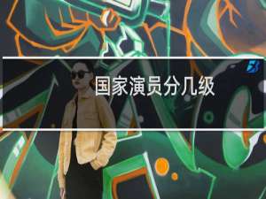 国家演员分几级