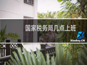 国家税务局几点上班