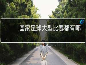 国家足球大型比赛都有哪些