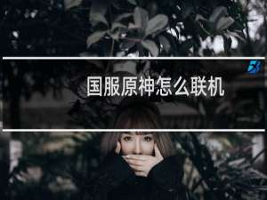 国服原神怎么联机