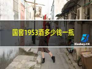 国窖1953酒多少钱一瓶