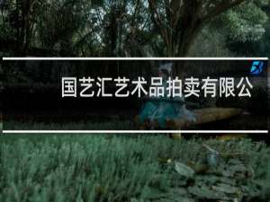 国艺汇艺术品拍卖有限公司怎么样?