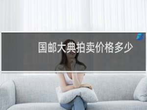 国邮大典拍卖价格多少