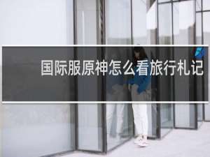 国际服原神怎么看旅行札记