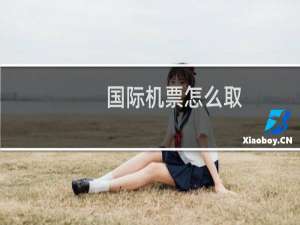 国际机票怎么取