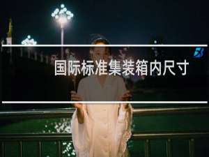 国际标准集装箱内尺寸