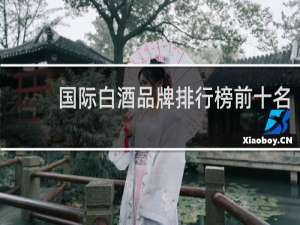 国际白酒品牌排行榜前十名
