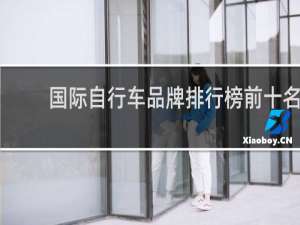 国际自行车品牌排行榜前十名