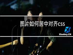 图片如何居中对齐css
