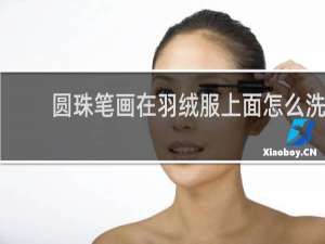 圆珠笔画在羽绒服上面怎么洗