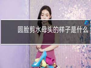 圆脸剪水母头的样子是什么