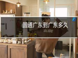 圆通广东到广东多久
