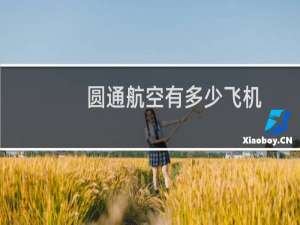 圆通航空有多少飞机